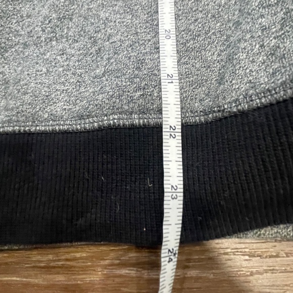 Lululemon Keep Up Crew Pullover Sweatshirt Heathered Speckled Black Size 6 - Picture 8 of 8
